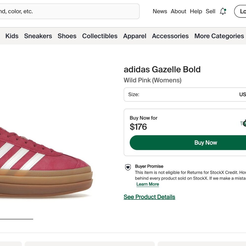 Adidas Gazelle Bold Pink 'Wild Pink Gum' NWT!!! - Picture 6 of 6